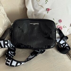 Karl Lagerfeld Black Crossbody Bag